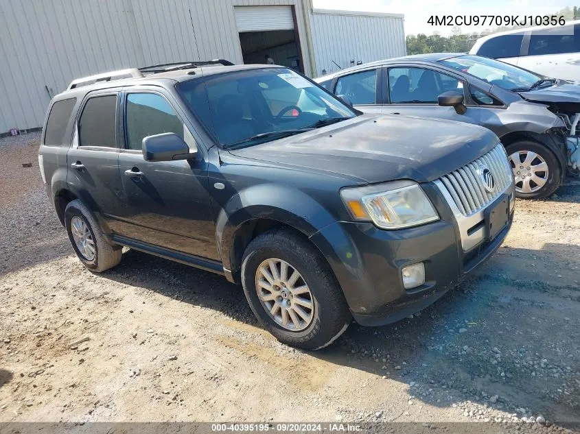 2009 Mercury Mariner Premier VIN: 4M2CU97709KJ10356 Lot: 40395195