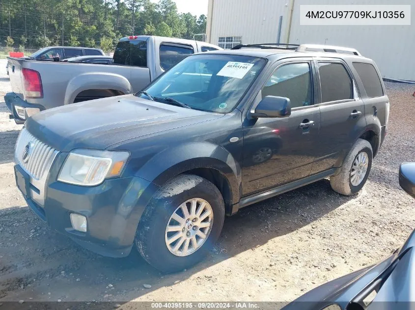 2009 Mercury Mariner Premier VIN: 4M2CU97709KJ10356 Lot: 40395195