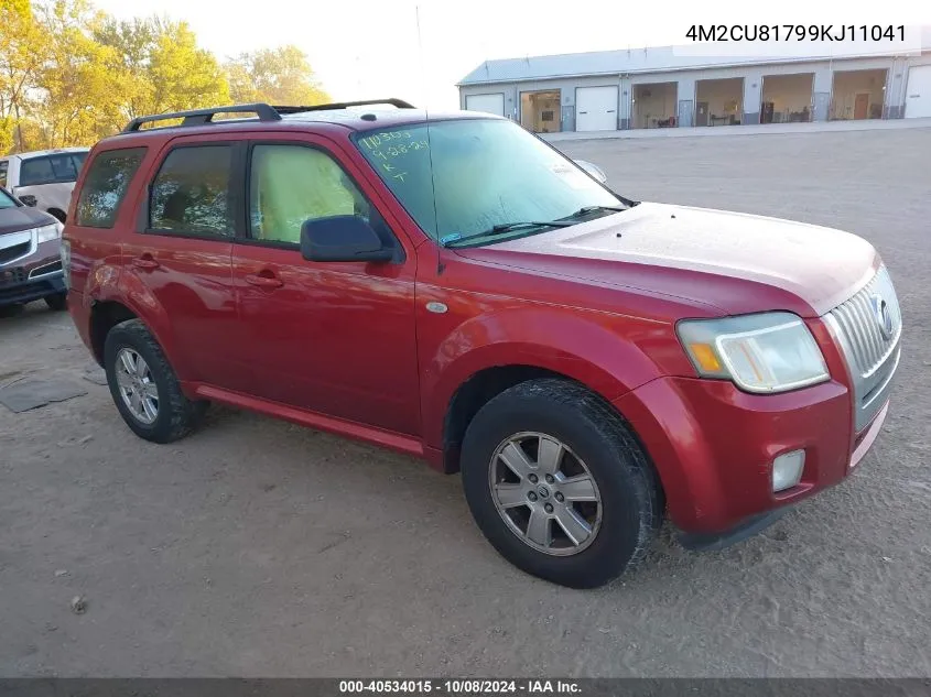 2009 Mercury Mariner VIN: 4M2CU81799KJ11041 Lot: 40534015