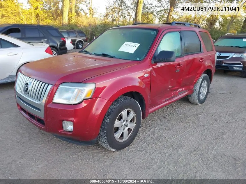 2009 Mercury Mariner VIN: 4M2CU81799KJ11041 Lot: 40534015