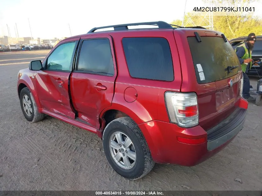 2009 Mercury Mariner VIN: 4M2CU81799KJ11041 Lot: 40534015