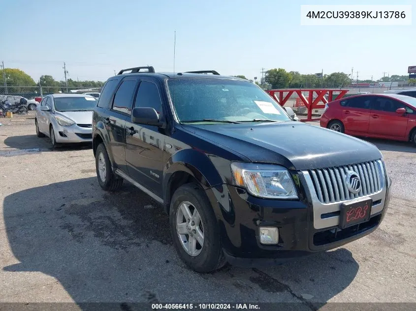 2009 Mercury Mariner Hybrid VIN: 4M2CU39389KJ13786 Lot: 40566415