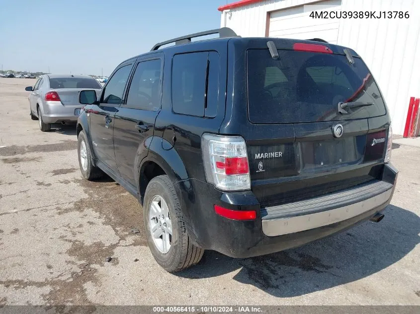 2009 Mercury Mariner Hybrid VIN: 4M2CU39389KJ13786 Lot: 40566415