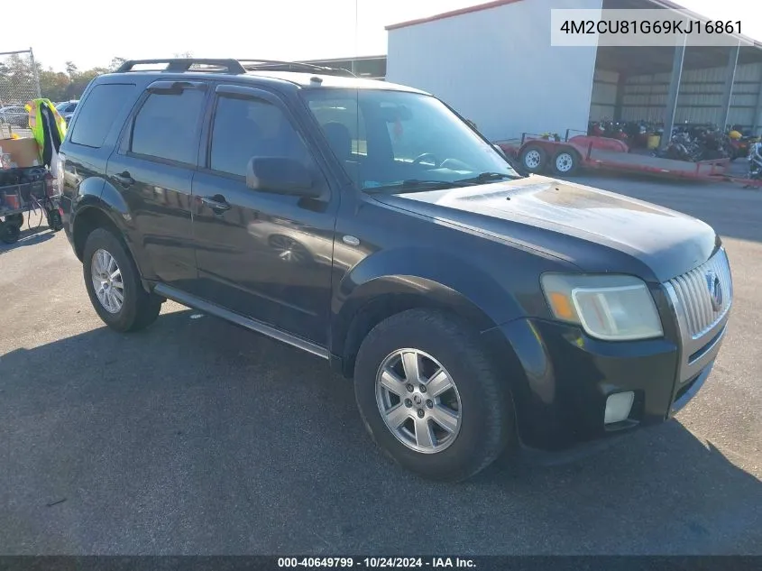 2009 Mercury Mariner V6 VIN: 4M2CU81G69KJ16861 Lot: 40649799