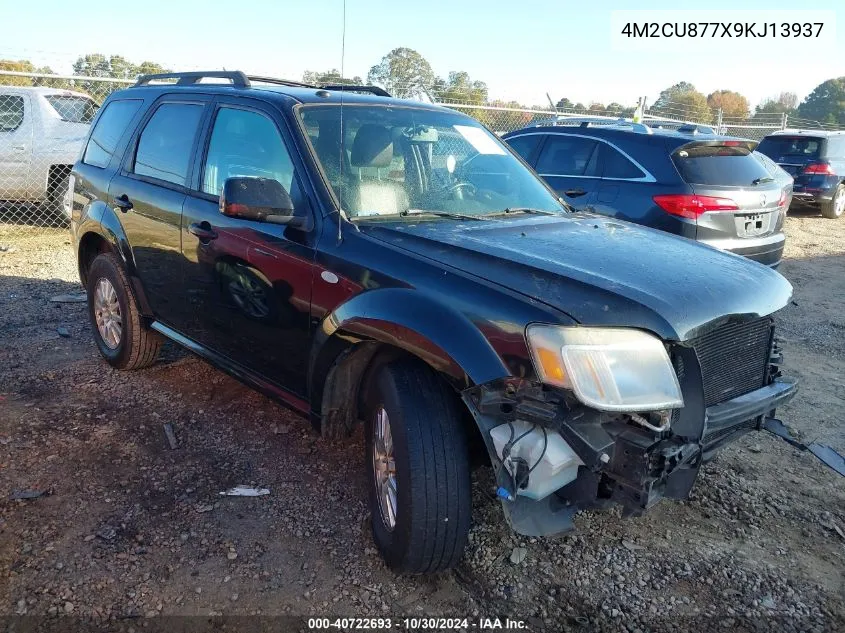 2009 Mercury Mariner Premier VIN: 4M2CU877X9KJ13937 Lot: 40722693