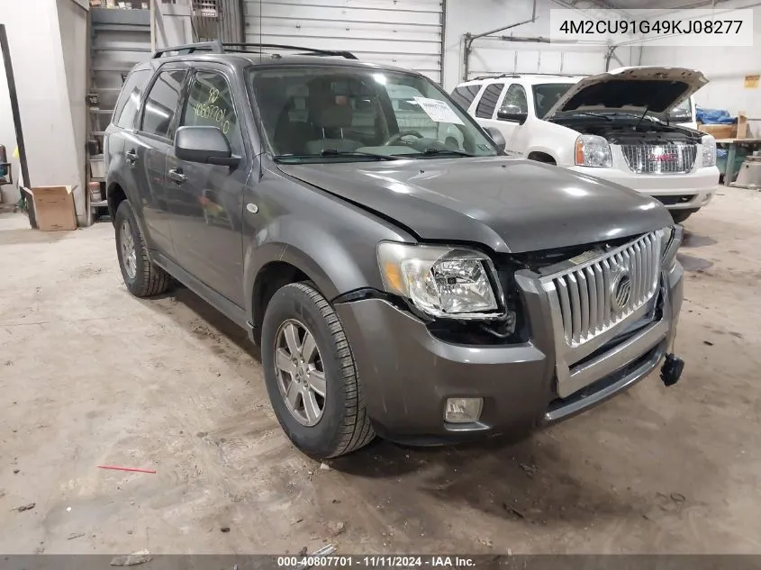 2009 Mercury Mariner V6 VIN: 4M2CU91G49KJ08277 Lot: 40807701