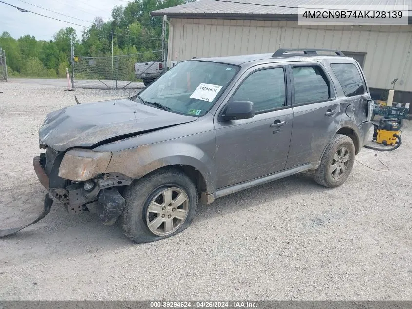 2010 Mercury Mariner VIN: 4M2CN9B74AKJ28139 Lot: 39294624