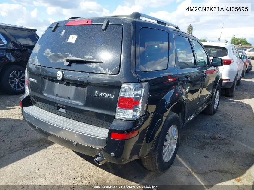 4M2CN2K31AKJ05695 2010 Mercury Mariner Hybrid