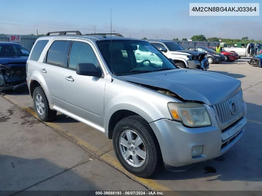 2010 Mercury Mariner VIN: 4M2CN8BG4AKJ03364 Lot: 39588193