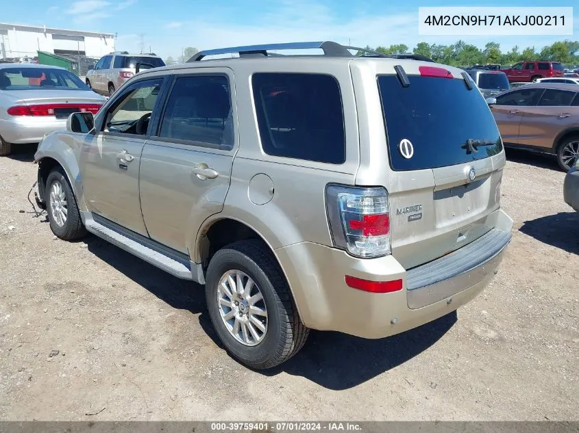 2010 Mercury Mariner Premier VIN: 4M2CN9H71AKJ00211 Lot: 39759401