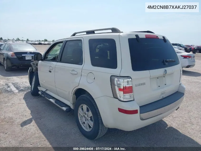 2010 Mercury Mariner VIN: 4M2CN8B7XAKJ27037 Lot: 39824408