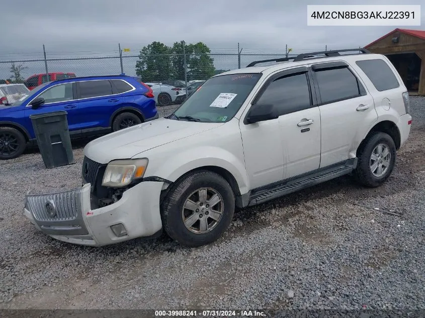 2010 Mercury Mariner VIN: 4M2CN8BG3AKJ22391 Lot: 39988241