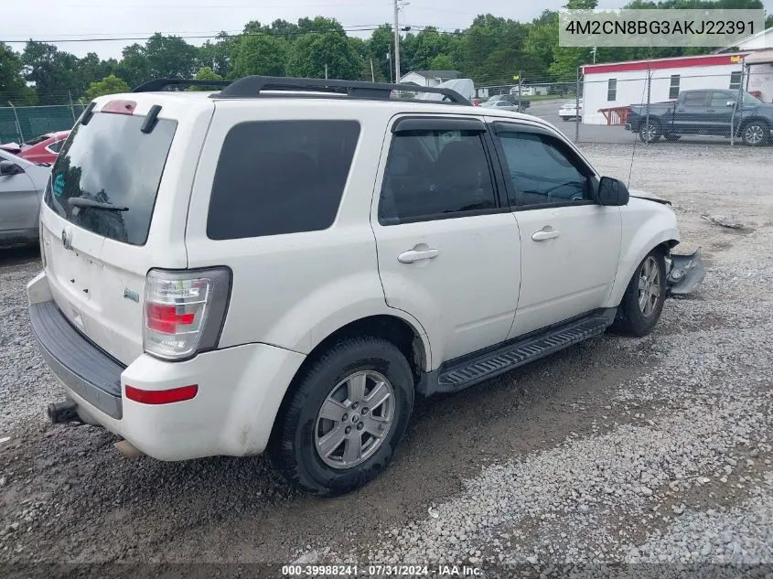 2010 Mercury Mariner VIN: 4M2CN8BG3AKJ22391 Lot: 39988241