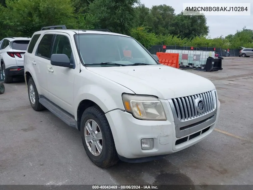 2010 Mercury Mariner VIN: 4M2CN8BG8AKJ10284 Lot: 40043469