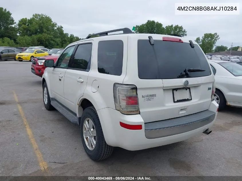 2010 Mercury Mariner VIN: 4M2CN8BG8AKJ10284 Lot: 40043469