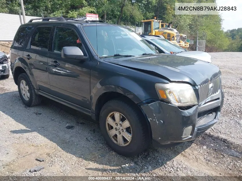 2010 Mercury Mariner VIN: 4M2CN8B79AKJ28843 Lot: 40099437