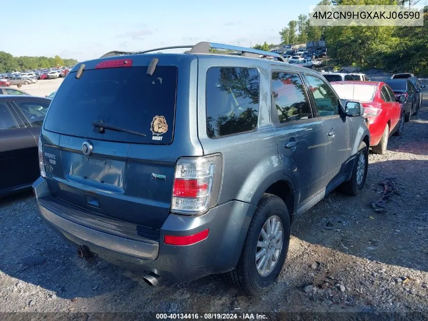 2010 Mercury Mariner Premier VIN: 4M2CN9HGXAKJ06590 Lot: 40134416