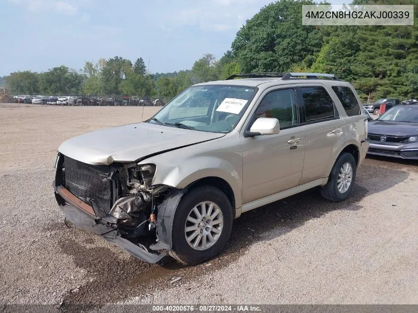 2010 Mercury Mariner Premier VIN: 4M2CN8HG2AKJ00339 Lot: 40200576