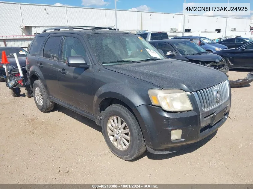 2010 Mercury Mariner Premier VIN: 4M2CN8H73AKJ24925 Lot: 40218388