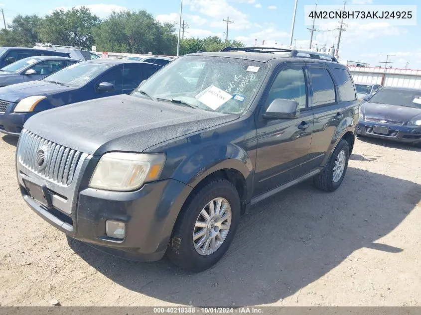 2010 Mercury Mariner Premier VIN: 4M2CN8H73AKJ24925 Lot: 40218388