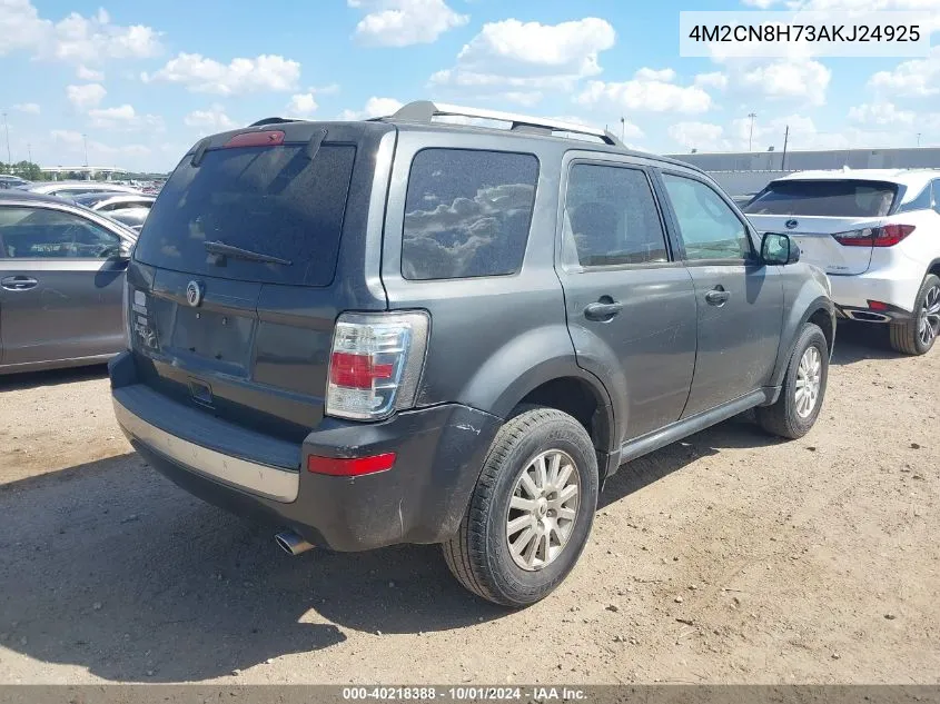 2010 Mercury Mariner Premier VIN: 4M2CN8H73AKJ24925 Lot: 40218388