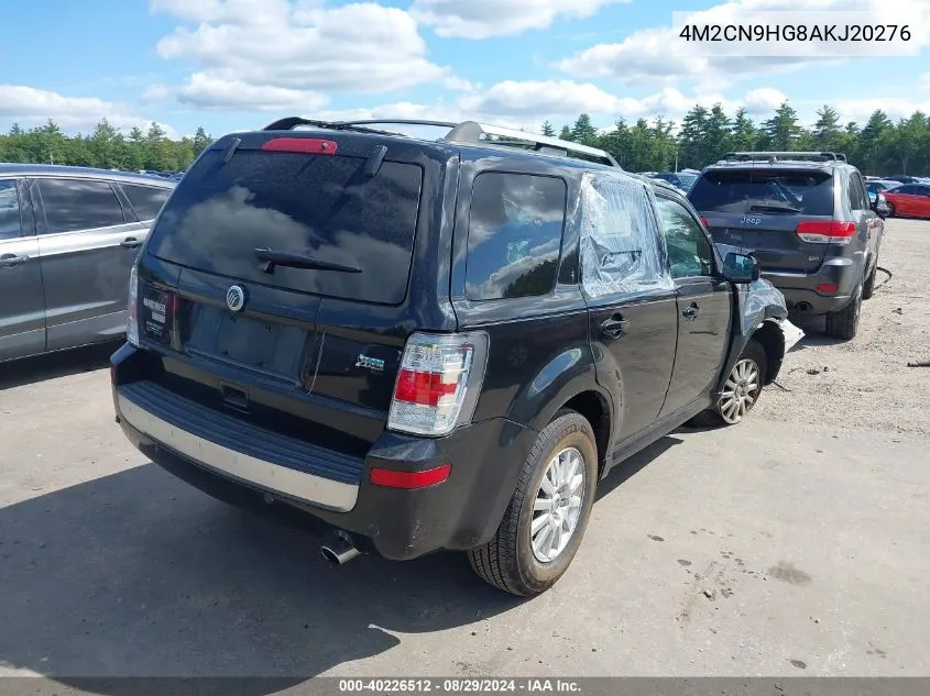 4M2CN9HG8AKJ20276 2010 Mercury Mariner Premier