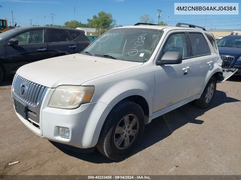 2010 Mercury Mariner VIN: 4M2CN8BG4AKJ04384 Lot: 40233450