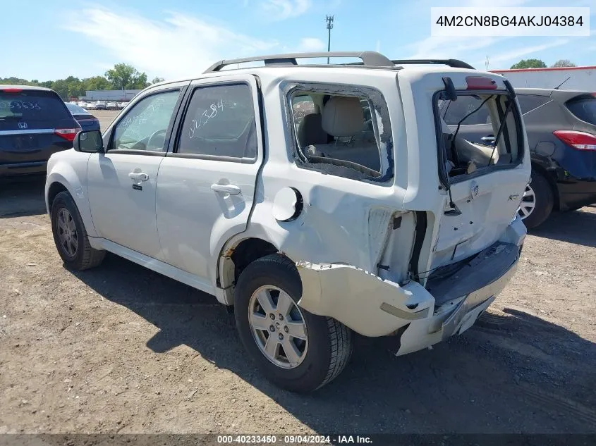 2010 Mercury Mariner VIN: 4M2CN8BG4AKJ04384 Lot: 40233450