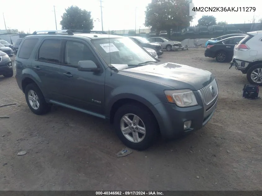 2010 Mercury Mariner Hybrid VIN: 4M2CN2K36AKJ11279 Lot: 40346562