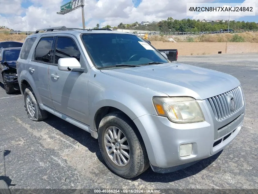 4M2CN8H7XAKJ24842 2010 Mercury Mariner Premier