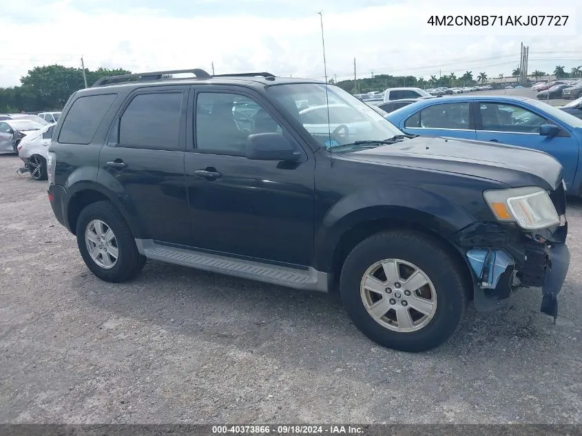 2010 Mercury Mariner VIN: 4M2CN8B71AKJ07727 Lot: 40373866