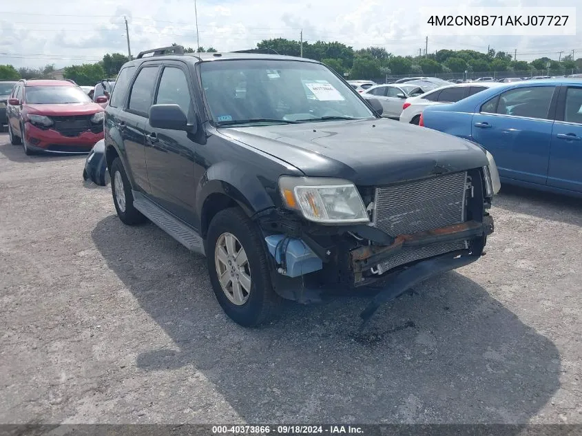 2010 Mercury Mariner VIN: 4M2CN8B71AKJ07727 Lot: 40373866