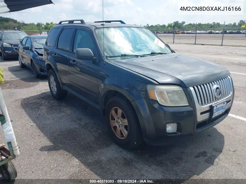 2010 Mercury Mariner VIN: 4M2CN8DGXAKJ16166 Lot: 40378303