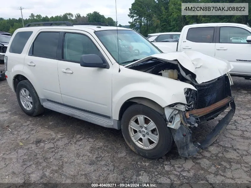 2010 Mercury Mariner VIN: 4M2CN8B70AKJ08822 Lot: 40409271