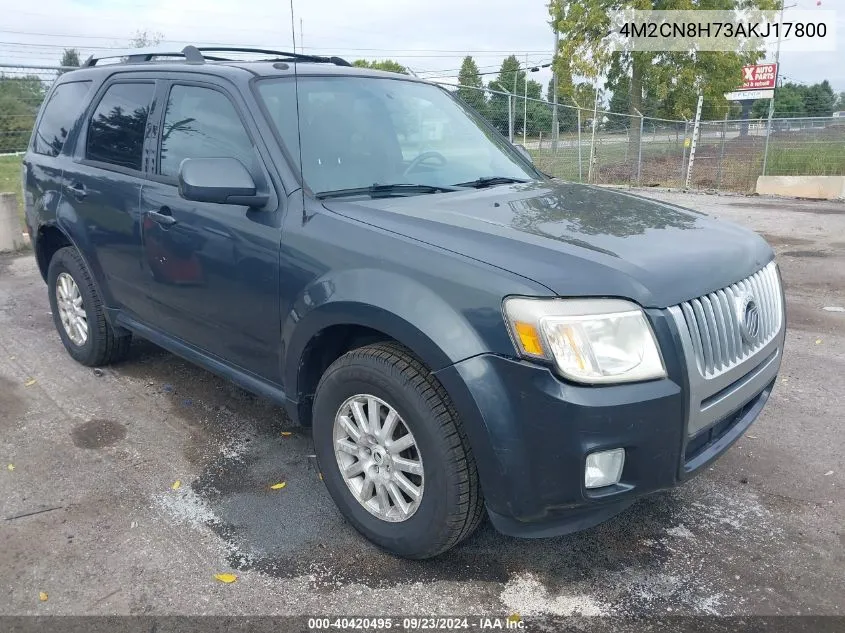 2010 Mercury Mariner Premier VIN: 4M2CN8H73AKJ17800 Lot: 40420495