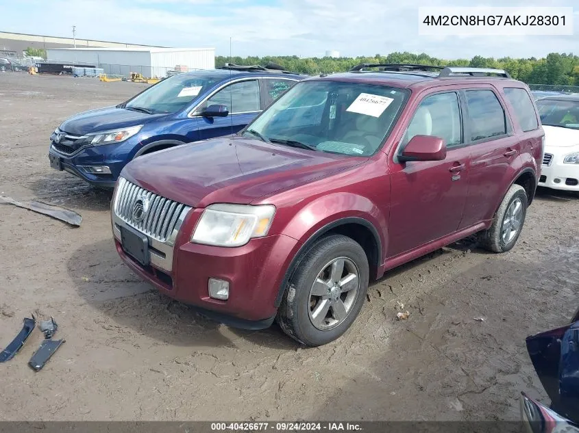 2010 Mercury Mariner Premier VIN: 4M2CN8HG7AKJ28301 Lot: 40426677