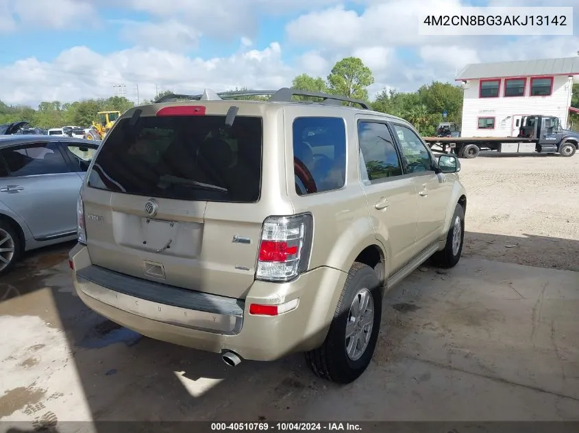 2010 Mercury Mariner VIN: 4M2CN8BG3AKJ13142 Lot: 40510769