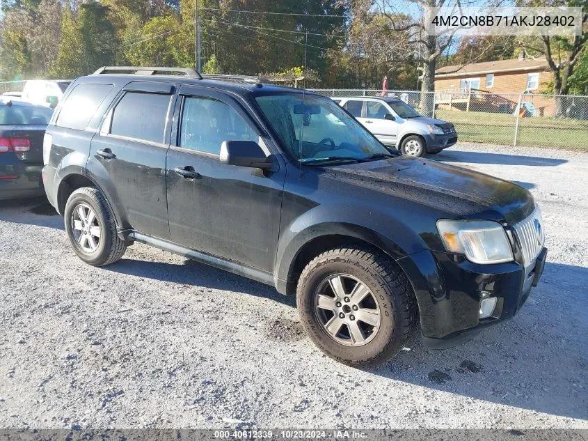 2010 Mercury Mariner VIN: 4M2CN8B71AKJ28402 Lot: 40612339