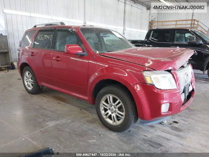 2010 Mercury Mariner Premier VIN: 4M2CN9H76AKJ20082 Lot: 40627447