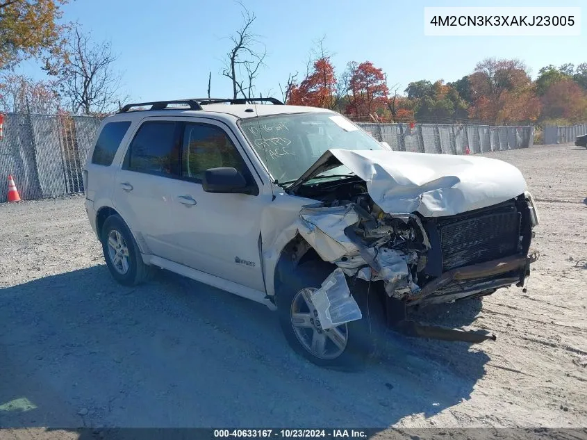 2010 Mercury Mariner Hybrid VIN: 4M2CN3K3XAKJ23005 Lot: 40633167