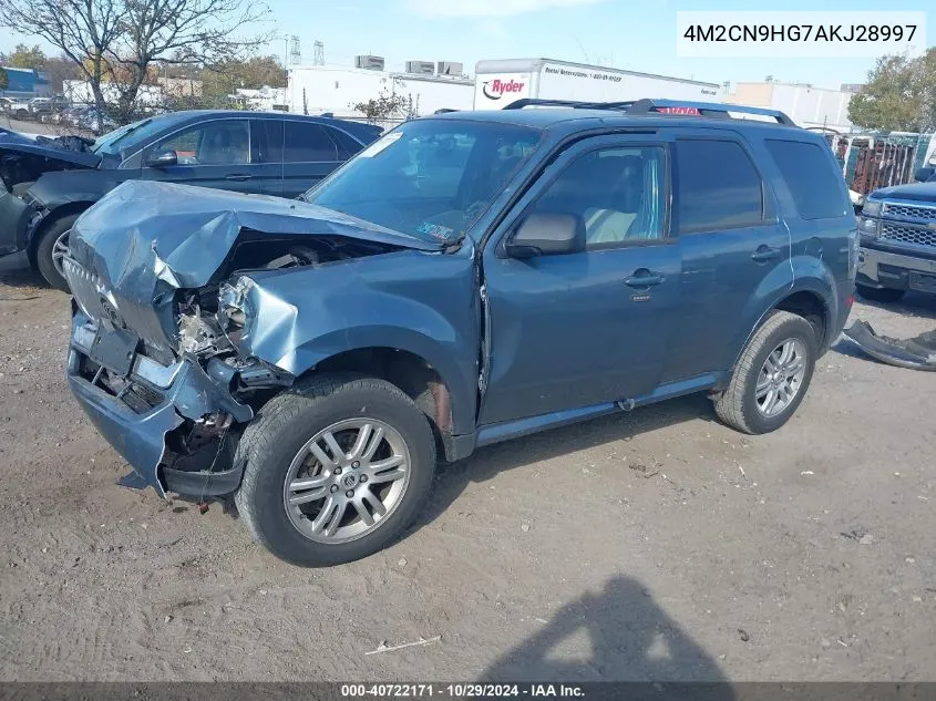 2010 Mercury Mariner Premier VIN: 4M2CN9HG7AKJ28997 Lot: 40722171