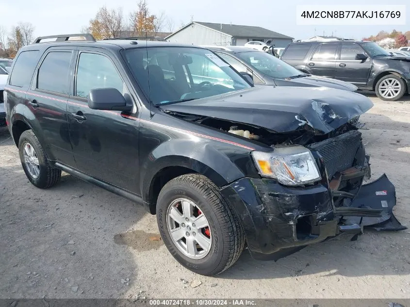 2010 Mercury Mariner VIN: 4M2CN8B77AKJ16769 Lot: 40724718