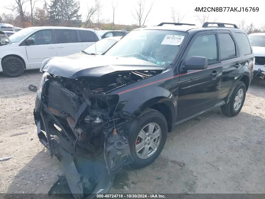 2010 Mercury Mariner VIN: 4M2CN8B77AKJ16769 Lot: 40724718