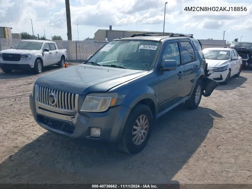 2010 Mercury Mariner Premier VIN: 4M2CN8HG2AKJ18856 Lot: 40736662