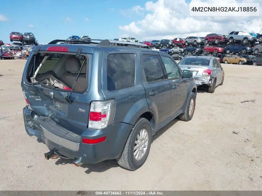 2010 Mercury Mariner Premier VIN: 4M2CN8HG2AKJ18856 Lot: 40736662