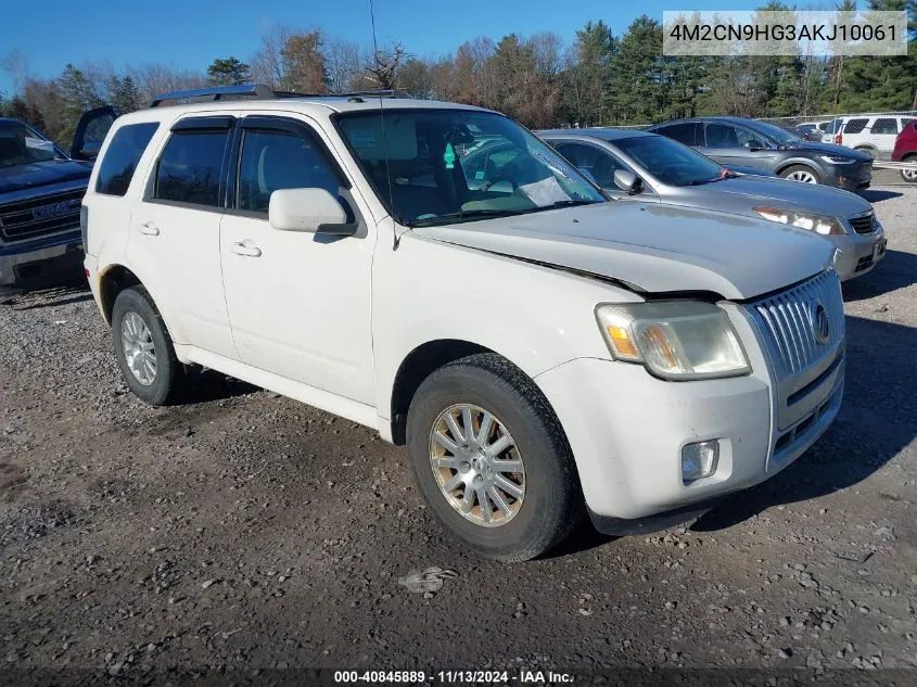 2010 Mercury Mariner Premier VIN: 4M2CN9HG3AKJ10061 Lot: 40845889