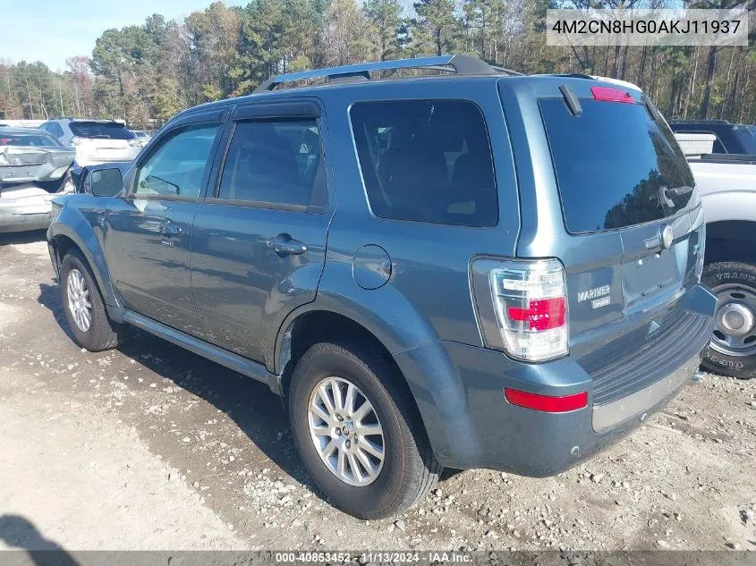 2010 Mercury Mariner Premier VIN: 4M2CN8HG0AKJ11937 Lot: 40853452