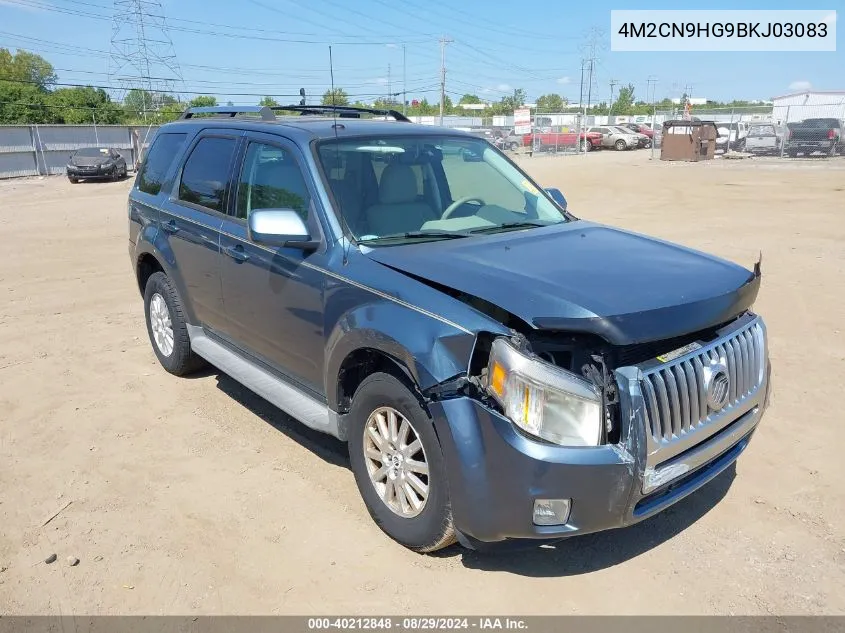 2011 Mercury Mariner Premier VIN: 4M2CN9HG9BKJ03083 Lot: 40212848