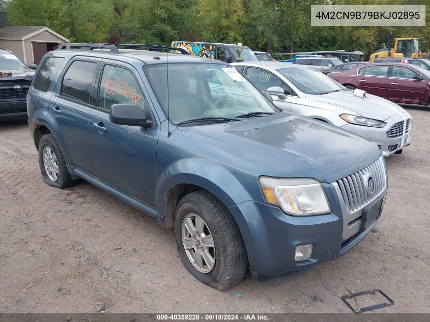 2011 Mercury Mariner VIN: 4M2CN9B79BKJ02895 Lot: 40359228