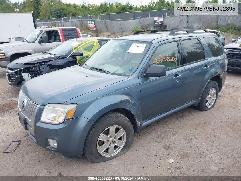 2011 Mercury Mariner VIN: 4M2CN9B79BKJ02895 Lot: 40359228